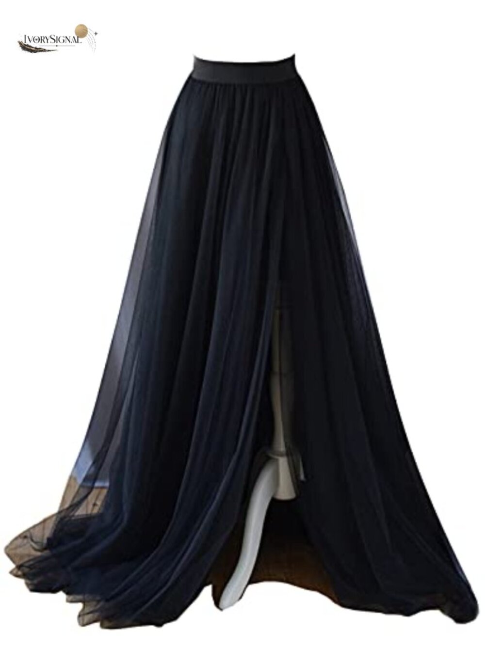 Layered Tulle Prom Skirt Long Maxi with Lining